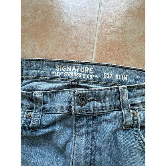 Signature by Levi Strauss & Co S37 /SLIM Jeans Men size 34X 30 (28" inseam) - Picture 9 of 12
